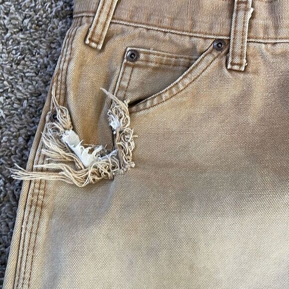 Dickies carpenter’s cargo work pants size 38-32 brown - Picture 5 of 12